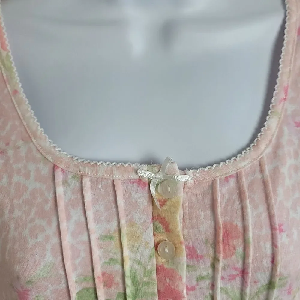 MISS ELAINE Floral Nightgown